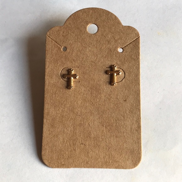 Monet Jewelry - Monet Cross Earrings
